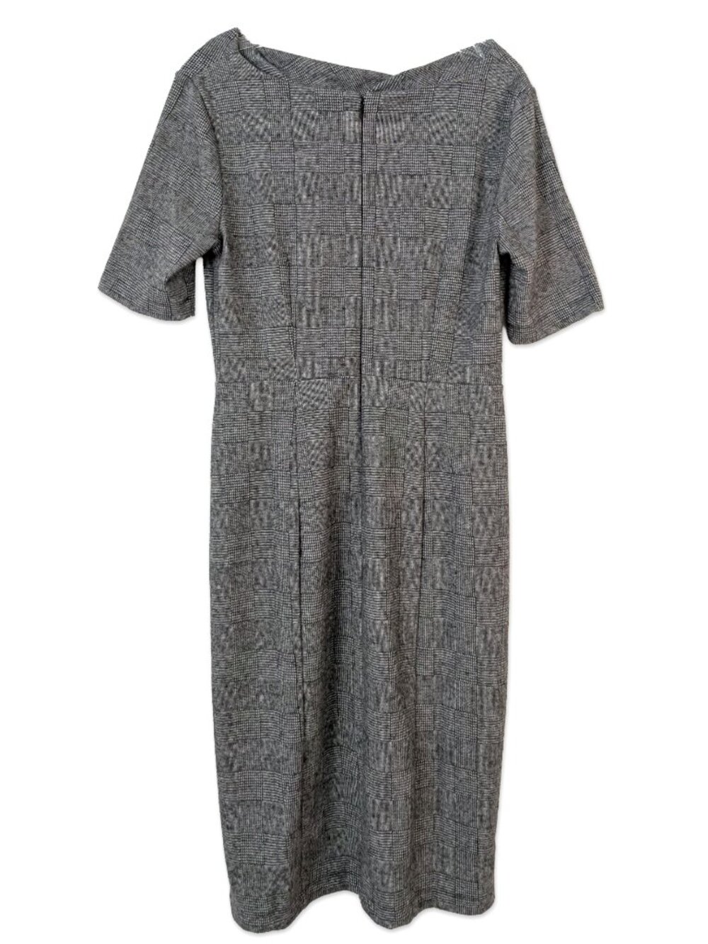 NWT Banana Republic Grey Glen Paid Sheath Dress, Size 10 - Picture 4 of 5